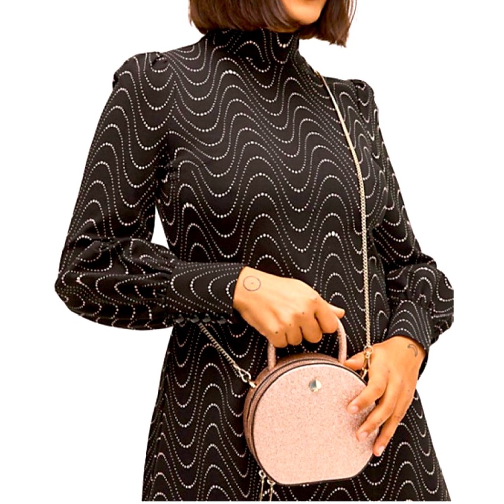 BNWT-Kate Spade Andi Glitter Mini Canteen shoulder bag/crossbody bag.